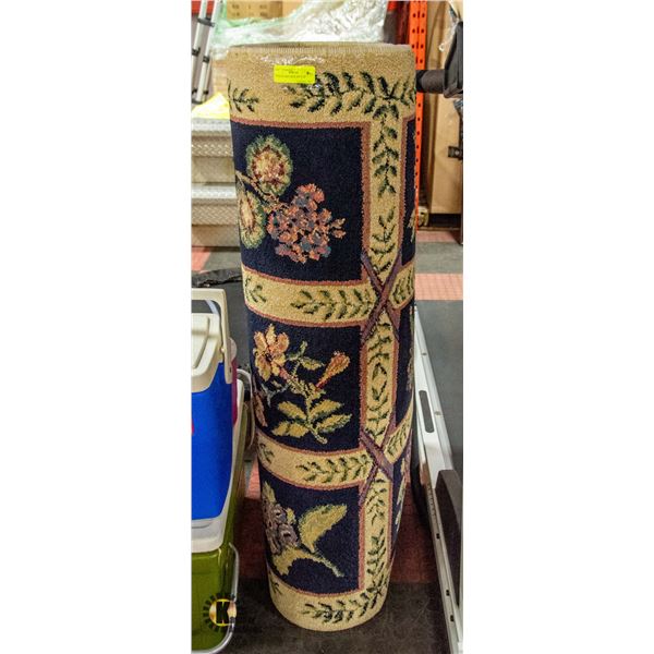 FLORAL AREA RUG- 65" X 46"