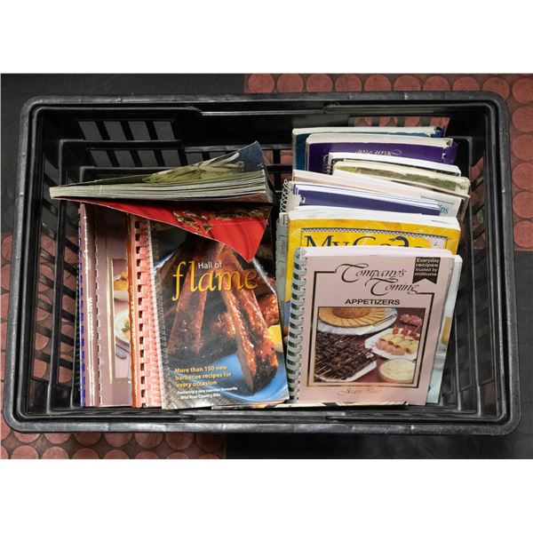 BASKET OF COOKBOOKS