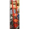 Image 1 : DECORATIVE WOOD LADDER SHELF- 68" X 12" X 9.75"