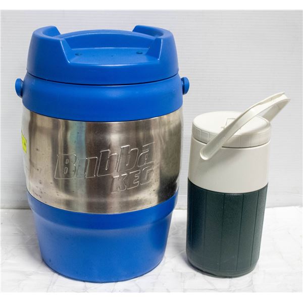 BUBBA KEG COOLER + COLEMAN 2 LITER THERMAL JUG