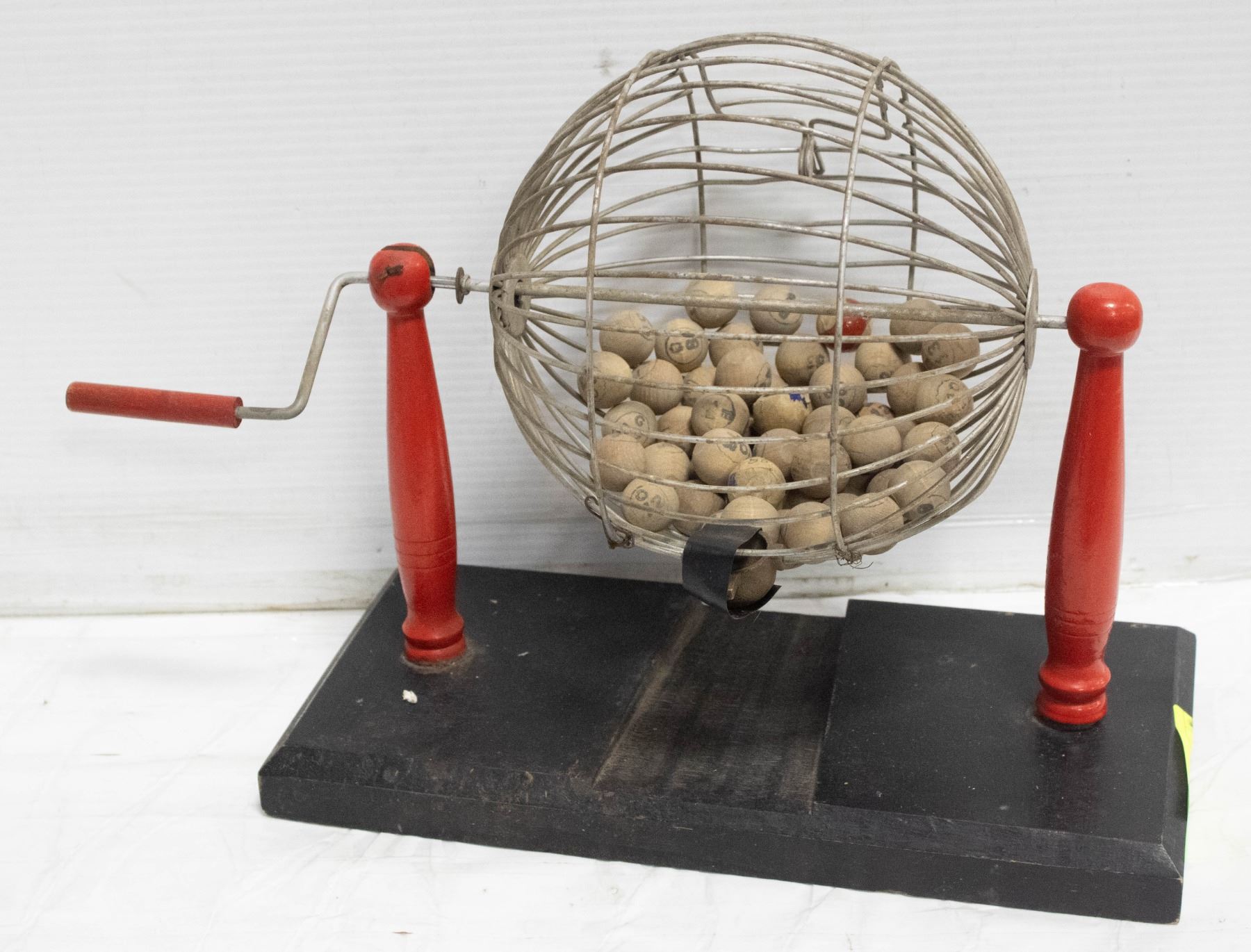 Tumbling Tom Raffle Machine VINTAGE RAFFLE DRUM/ BINGO TUMBLER WHEEL
