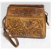 Image 1 : VINTAGE HAND TOOLED PURSE