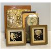 Image 1 : FLAT OF VINTAGE WALL HANGINGS/FRAMES