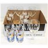 Image 1 : FLAT OF VINTAGE LIQUOR GLASSES +4 VINTAGE CRYSTAL