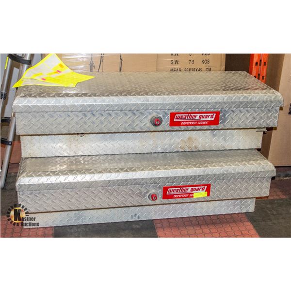 PAIR OF WEATHER GUARD TRUCK SIDE BOXES