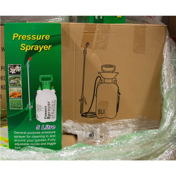 CASE OF 6 NEW 5L PUMP PRESSURE SPRAYERS