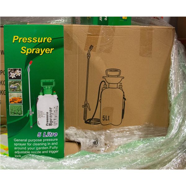 CASE OF 6 NEW 5L PUMP PRESSURE SPRAYERS