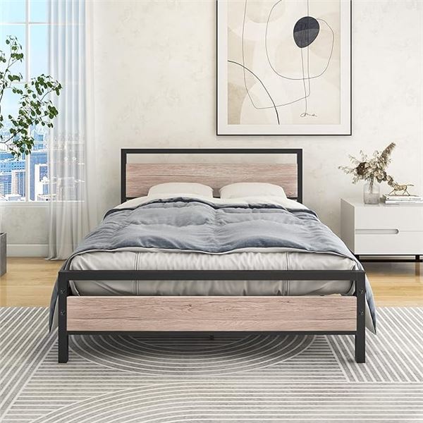 NEW REPACKED HOJINLINERO FULL SIZE BED FRAME W/