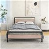 Image 1 : NEW REPACKED HOJINLINERO FULL SIZE BED FRAME W/