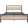 Image 3 : NEW REPACKED HOJINLINERO FULL SIZE BED FRAME W/