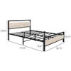 Image 4 : NEW REPACKED HOJINLINERO FULL SIZE BED FRAME W/