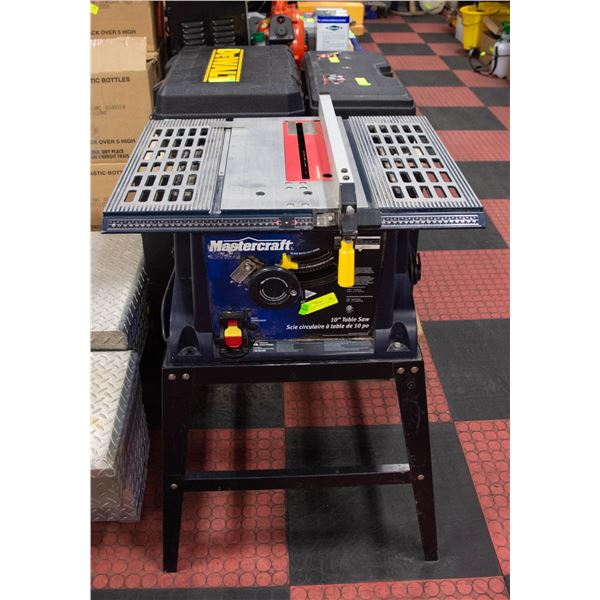 MASTERCRAFT 10 INCH TABLE SAW ON STAND