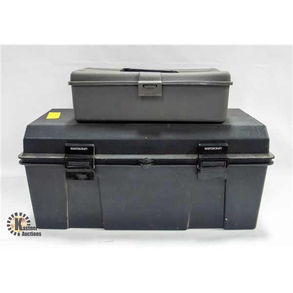 LARGE MASTERCRAFT TOOLBOX & SMALL TOOL BOX