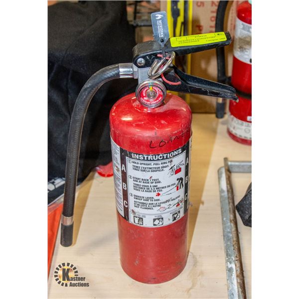 10LB FULLY CHARGED FIRE EXTINGUISHER