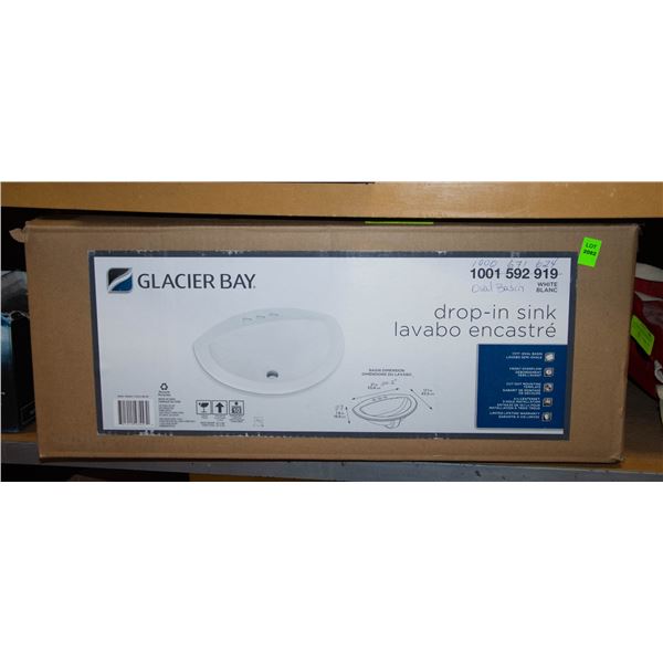 GLACIER BAY OVAL DROP-IN SINK