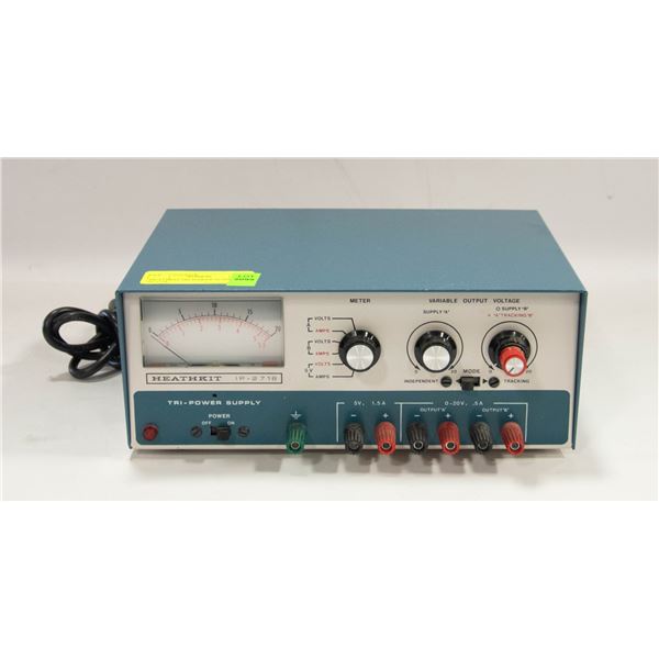 HEATHKIT TRI POWER SUPPLY- IP-2718