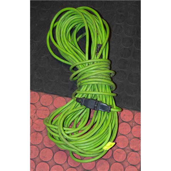 GREEN 100FT OUTDOOR EXTENSION CORD