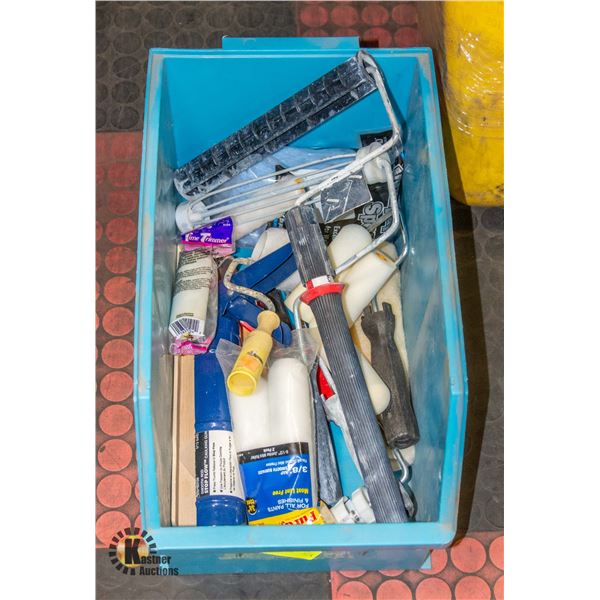 PAINTING SUPPLIES (2 BOXES)