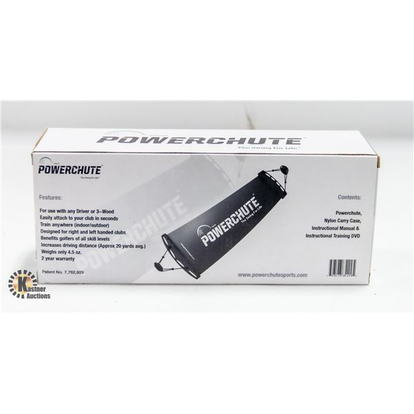 NEW POWERCHUTE - SWING FOR LIFE GOLF SWING