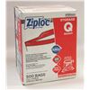 Image 1 : ZIPLOC STORAGE BAGS SIZE 7” X 7 7/16” 500 COUNT