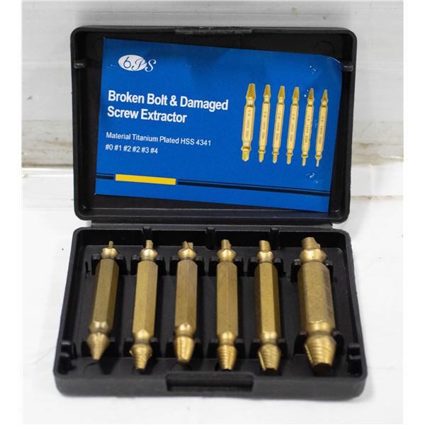 NEW 6 PCs.DUAL SIDED BROKEN BOLD & SCREW EXTRACTOR