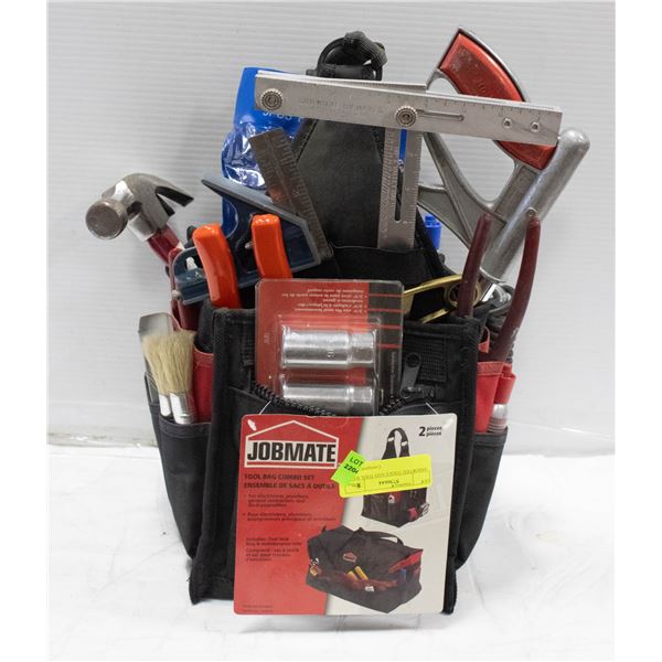 ASSORTED TOOLS AND TOOL BAG