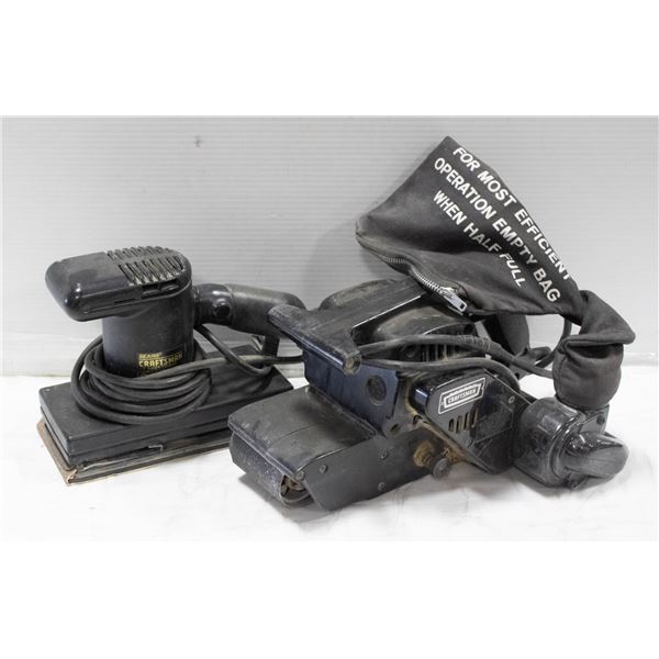 CRAFTSMAN BELT SANDER AND VIBRATING SANDER