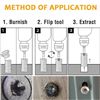Image 6 : NEW 6 PCS DUAL SIDED BROKEN BOLD & SCREW EXTRACTOR