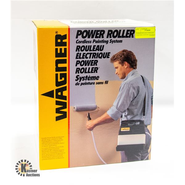POWER ROLLER CORDLESS PAINTING SYSTEM AND POLE