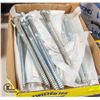 Image 1 : 9 PACKS OF 2 ZINC HEX LAG SCREWS 3/4 INCH