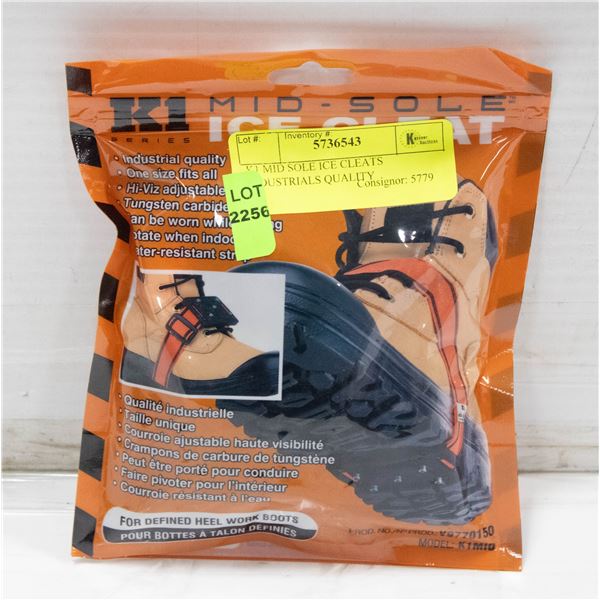 K1 MID SOLE ICE CLEATS INDUSTRIAL QUALITY