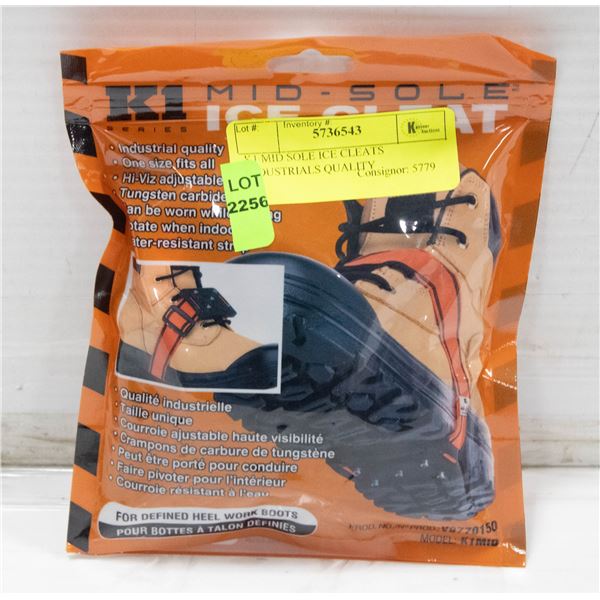 K1 MID SOLE ICE CLEATS INDUSTRIAL QUALITY