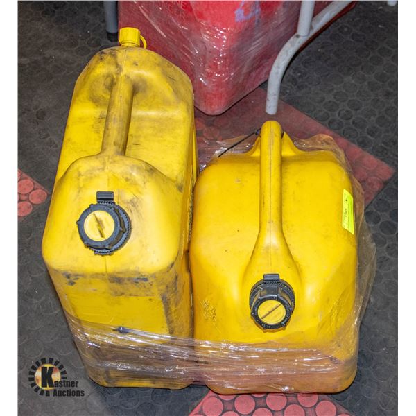 LOT OF 2 DIESEL FUEL CANS