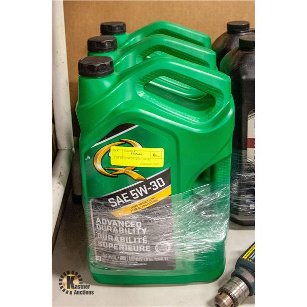 LOT OF 3 5W-30 (4.73L JUGS)