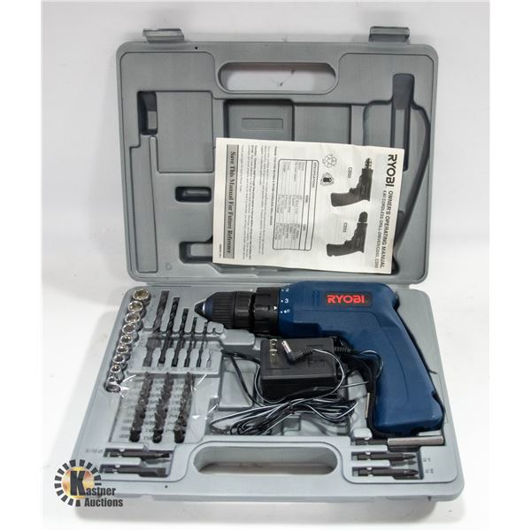 RYOBI CORDLESS DRILL-DRIVER CD55 KIT