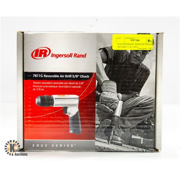 NEW INGERSOLL RAND REVERSIBLE AIR DRILL 3/8" CHUC