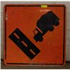 Image 1 : 2 CONSTRUCTION SIGNS