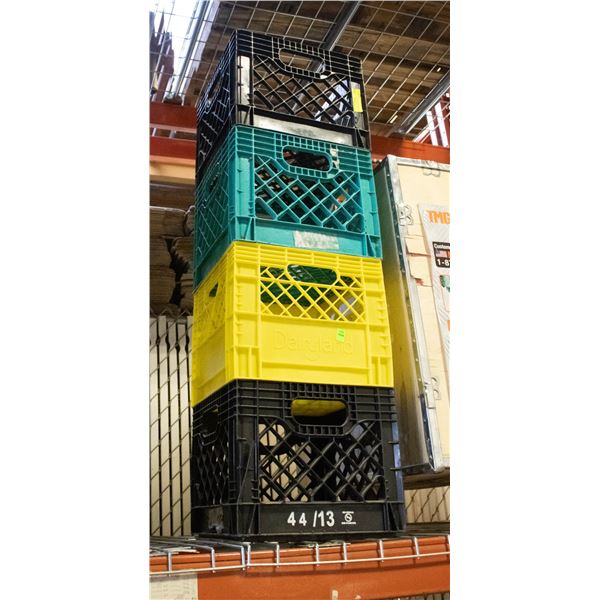 4 HEAVY DUTY CRATES