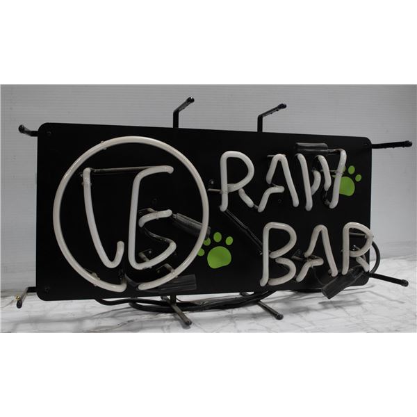 RAW BAR NEON STYLE SIGN