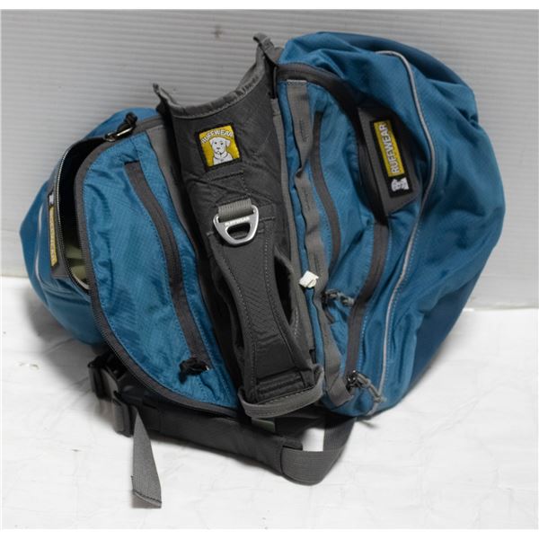 RUFFWEAR DOGS BACKPACK SIZE SMALL WITH TREATS