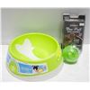 Image 1 : GREEN DOGS ORAL HEALTH BOWL SOLD WITH BALL AND LRG