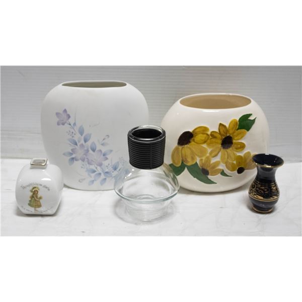 FLAT OF VINTAGE VASES