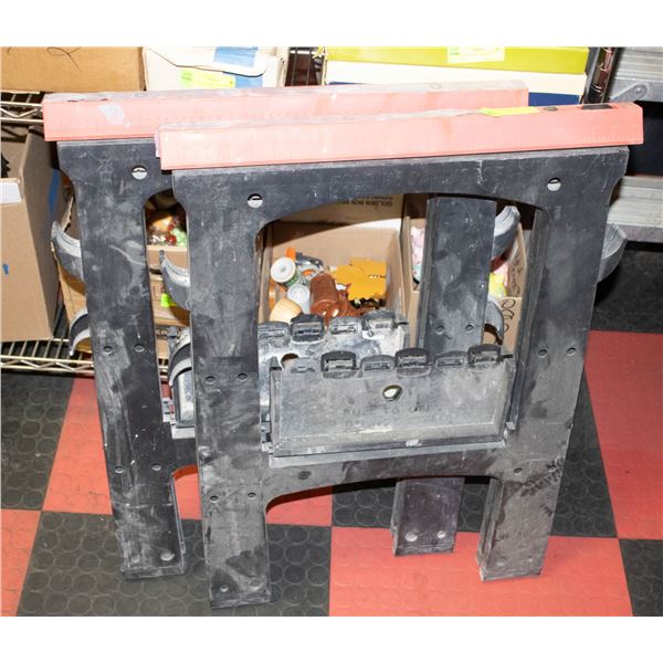2 X FOLDING SAW HORSES