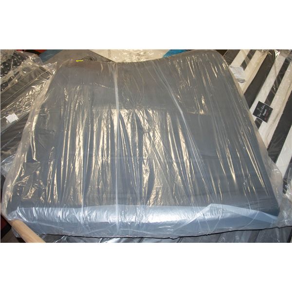 NEW FUTON MATTRESS IN A QUILTED GRAY