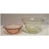Image 1 : 2 GLASS PUNCH BOWLS AND LADLE