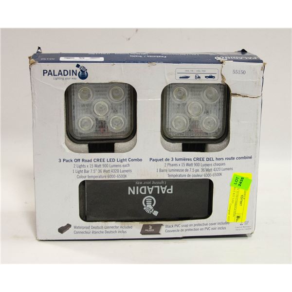 PALADIN 55150 COMBINATION LIGHT BAT KIT LED