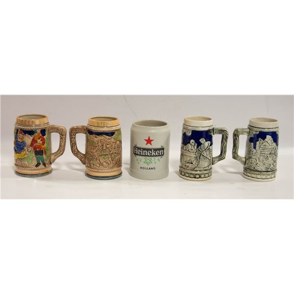 5 CERAMIC STEINS