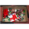 Image 1 : LARGE FLAT OF XMAS RIBBON AND BOWS