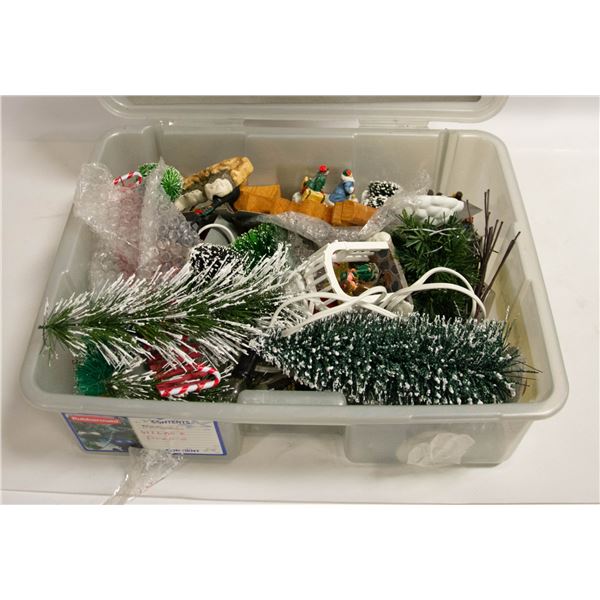 ESTATE CHRISTMAS VILLAGE  MINI ACCESSORIES STORAGE