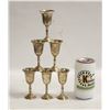 Image 1 : 6 EP BRASS LIQUOR GLASSES